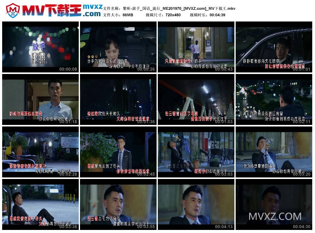 黎昕-放手_国语_流行_ME201970